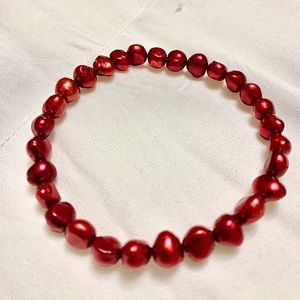 Red Fresh Water Pearls